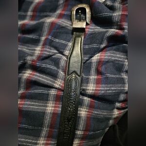 Vintage Men's Black Leather Belt